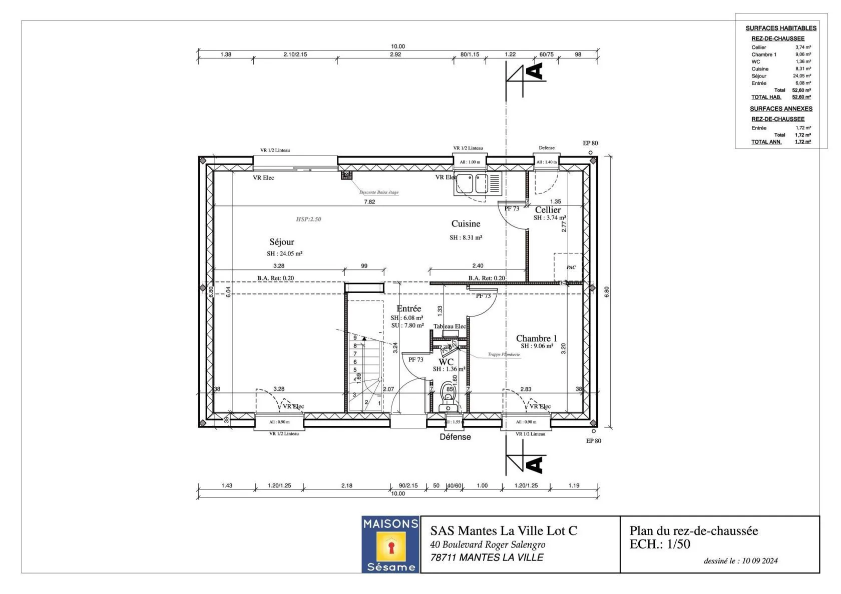 Maison neuve 103 m² à Mantes-la-Ville (78200)