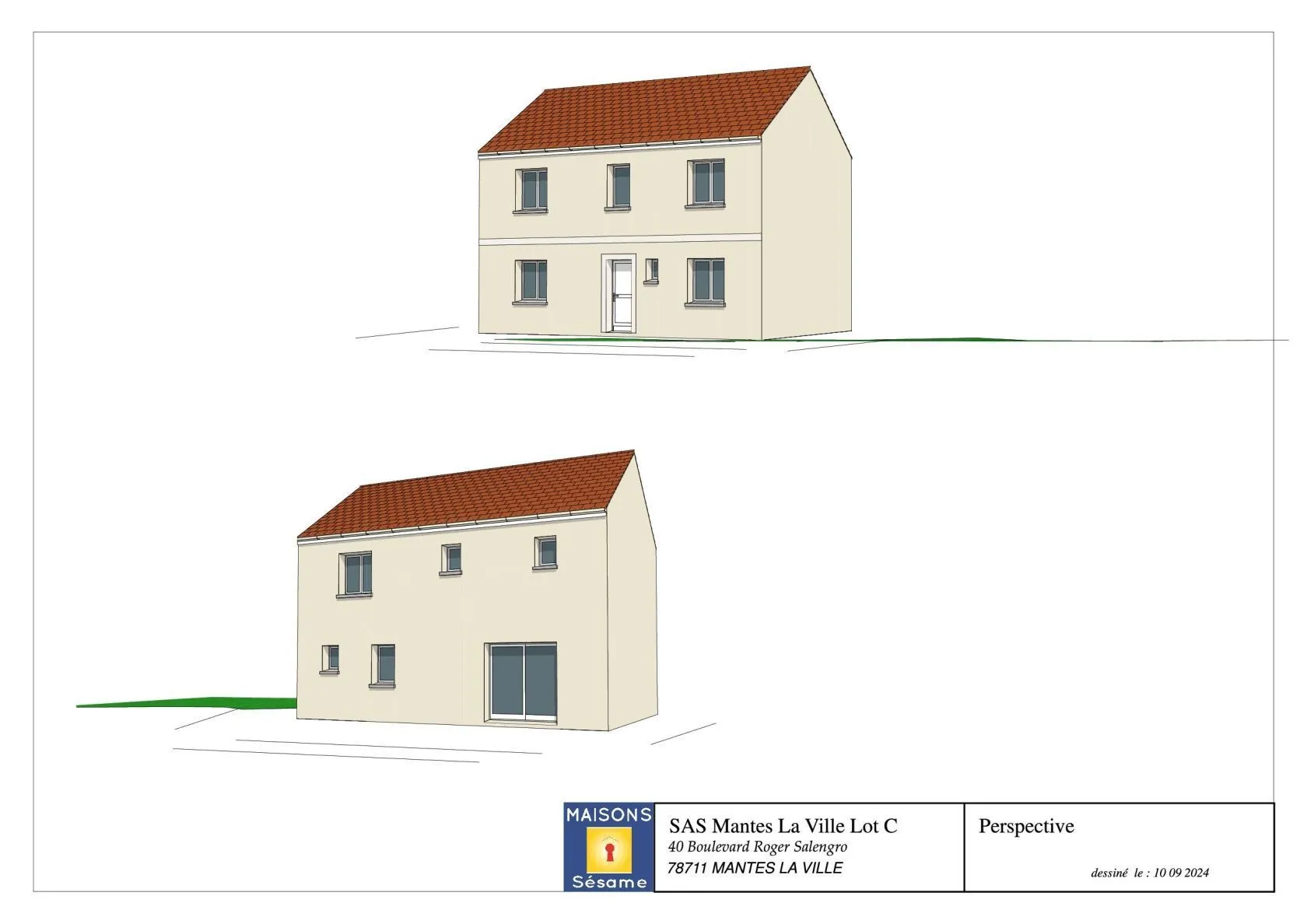 Maison neuve 103 m² à Mantes-la-Ville (78200)