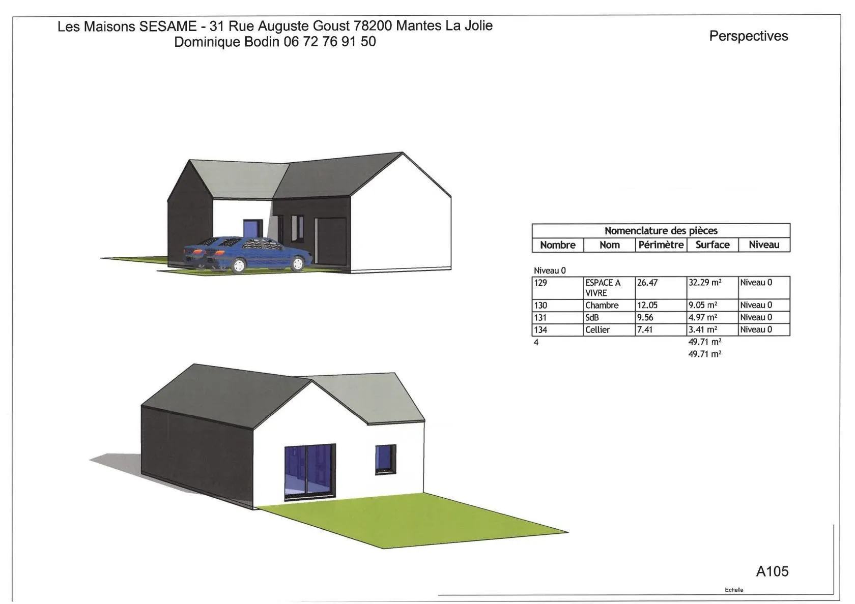 Maison neuve 50 m² à Mantes-la-Ville (78200)