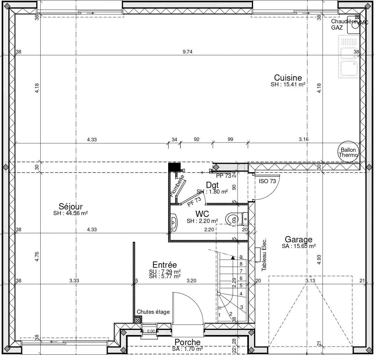Maison neuve 155 m² à Claye-Souilly (77410)