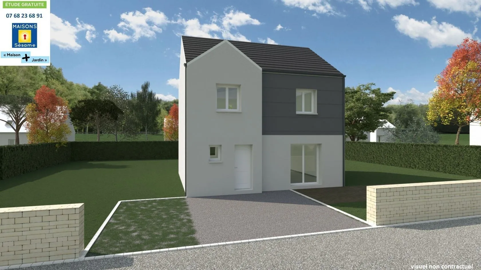 Maison neuve 102 m² à Pussay (91740)