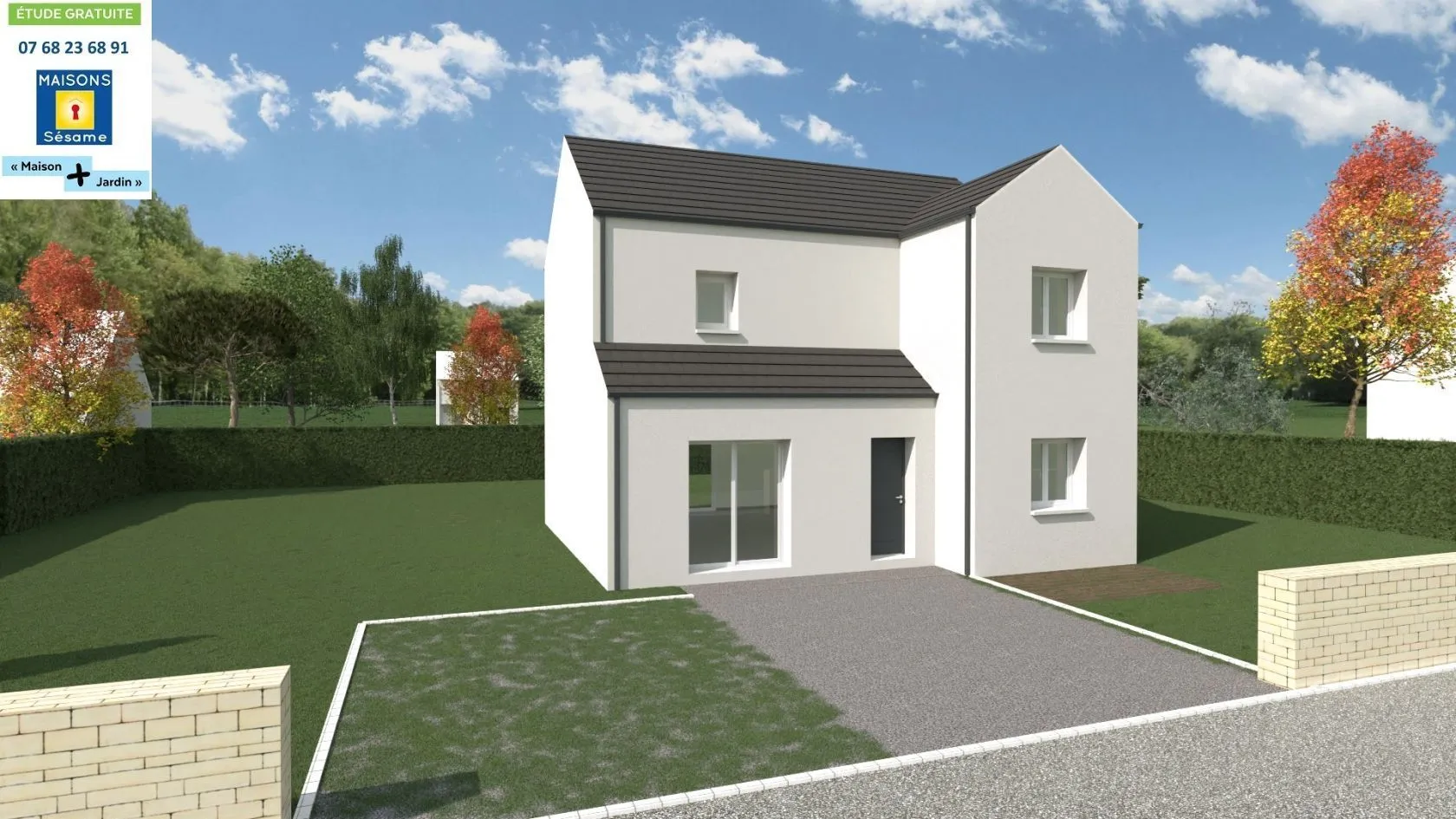 Maison neuve 110 m² à Milly-la-Forêt (91490)