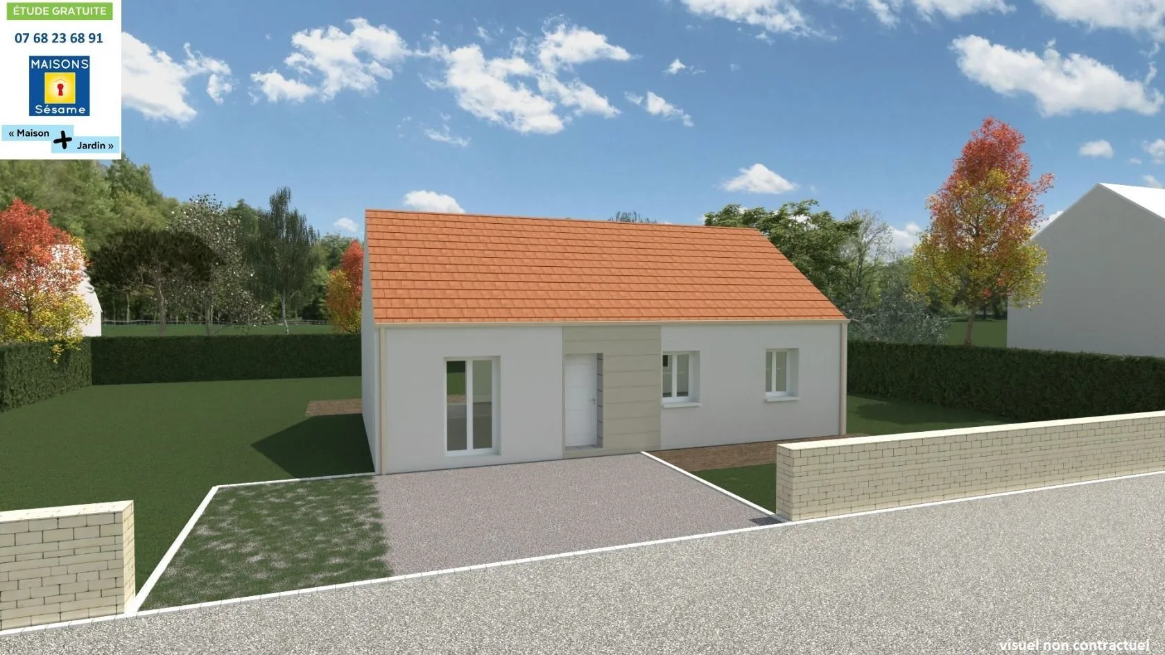 Maison neuve 79 m² à Milly-la-Forêt (91490)