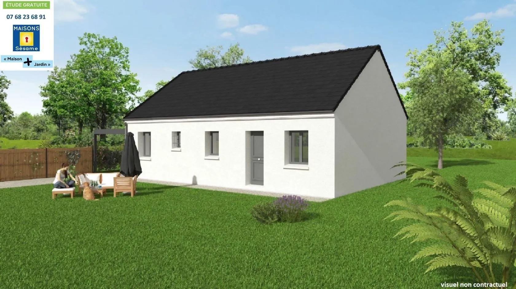 Maison neuve 79 m² à Milly-la-Forêt (91490)