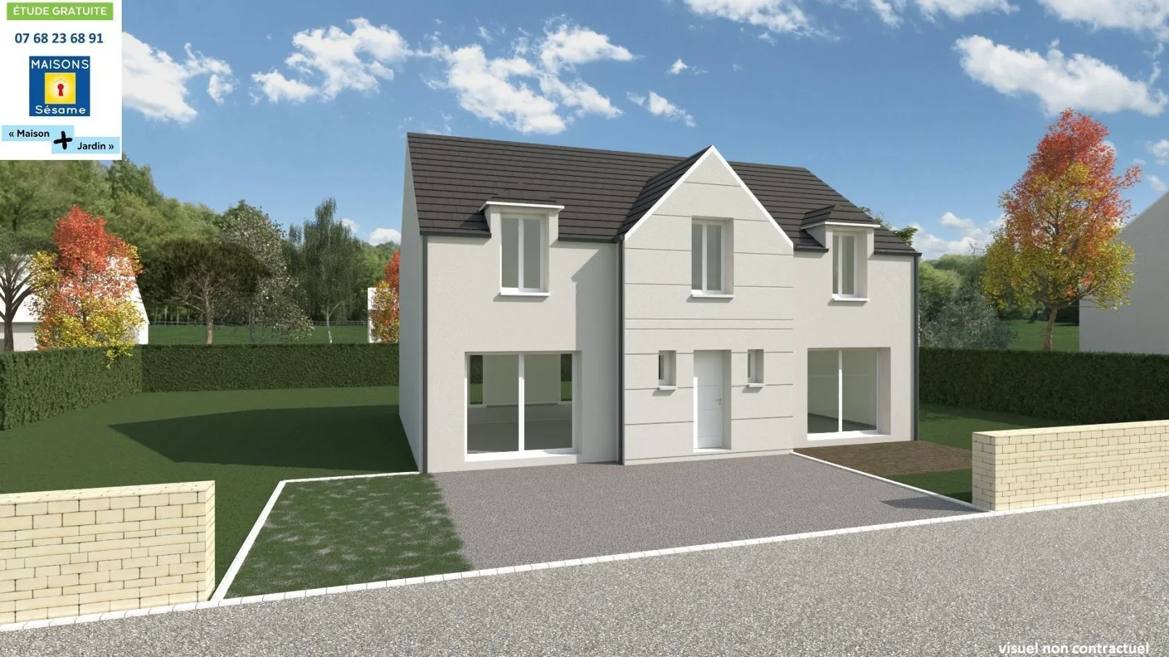 Maison neuve 130 m² à La Ferté-Alais (91590)
