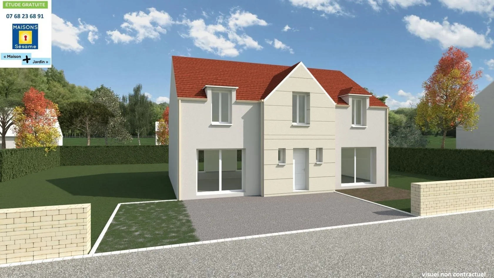 Maison neuve 130 m² à La Ferté-Alais (91590)