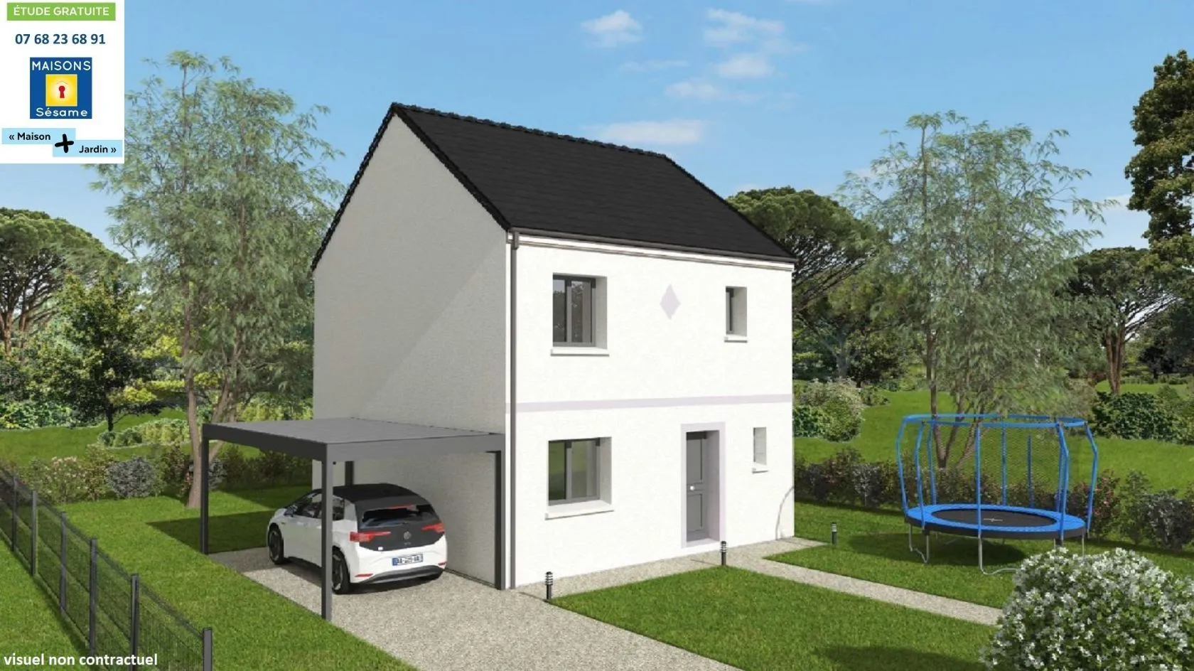 Maison neuve 87 m² à Angerville (91670)