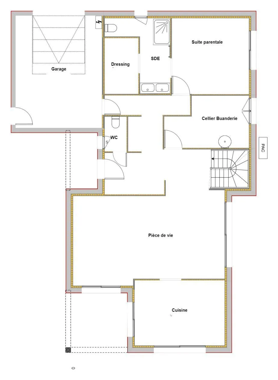 Maison neuve 137 m² à Béguey (33410)