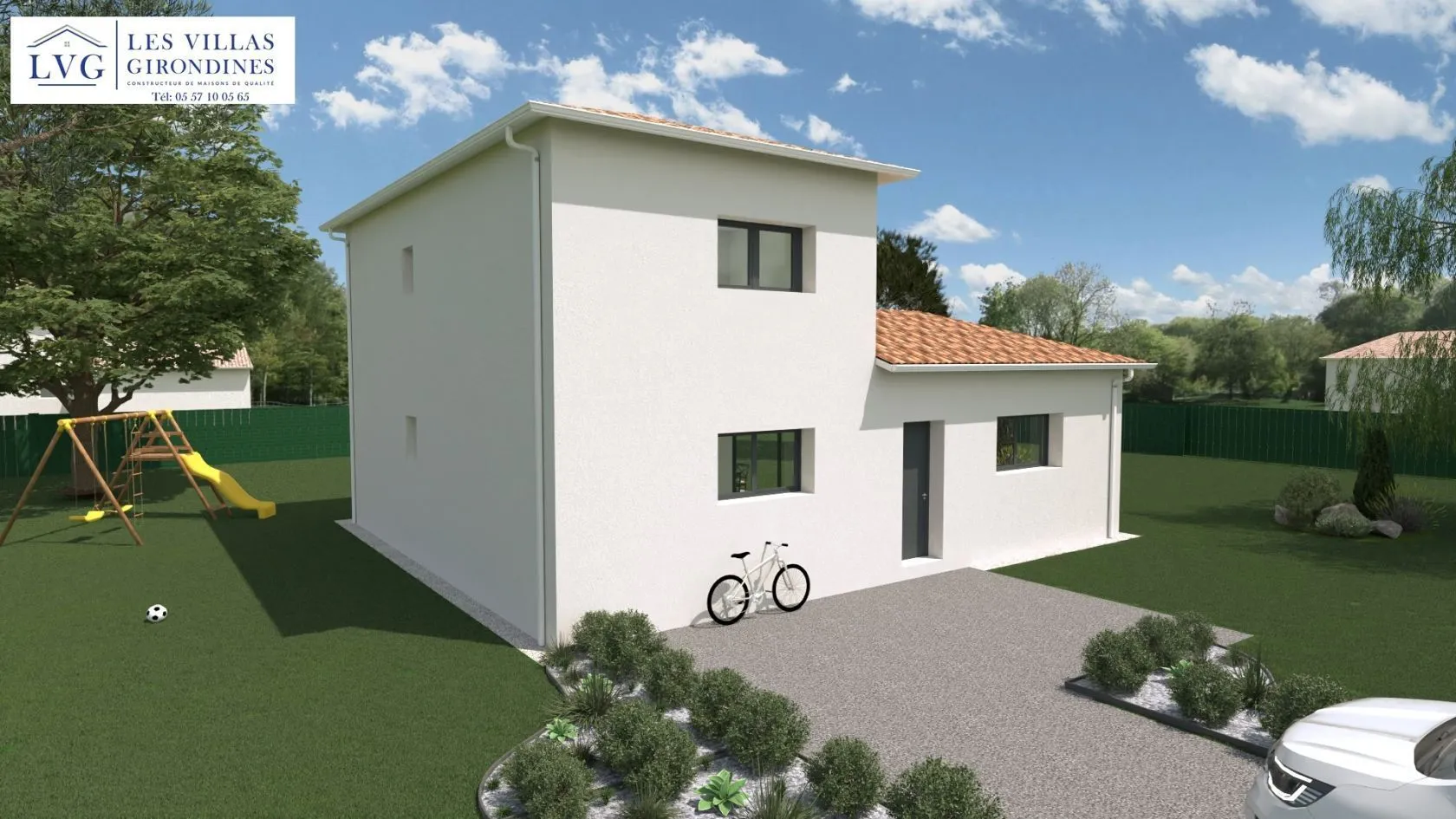 Maison neuve 97 m² au Pian-sur-Garonne (33490)