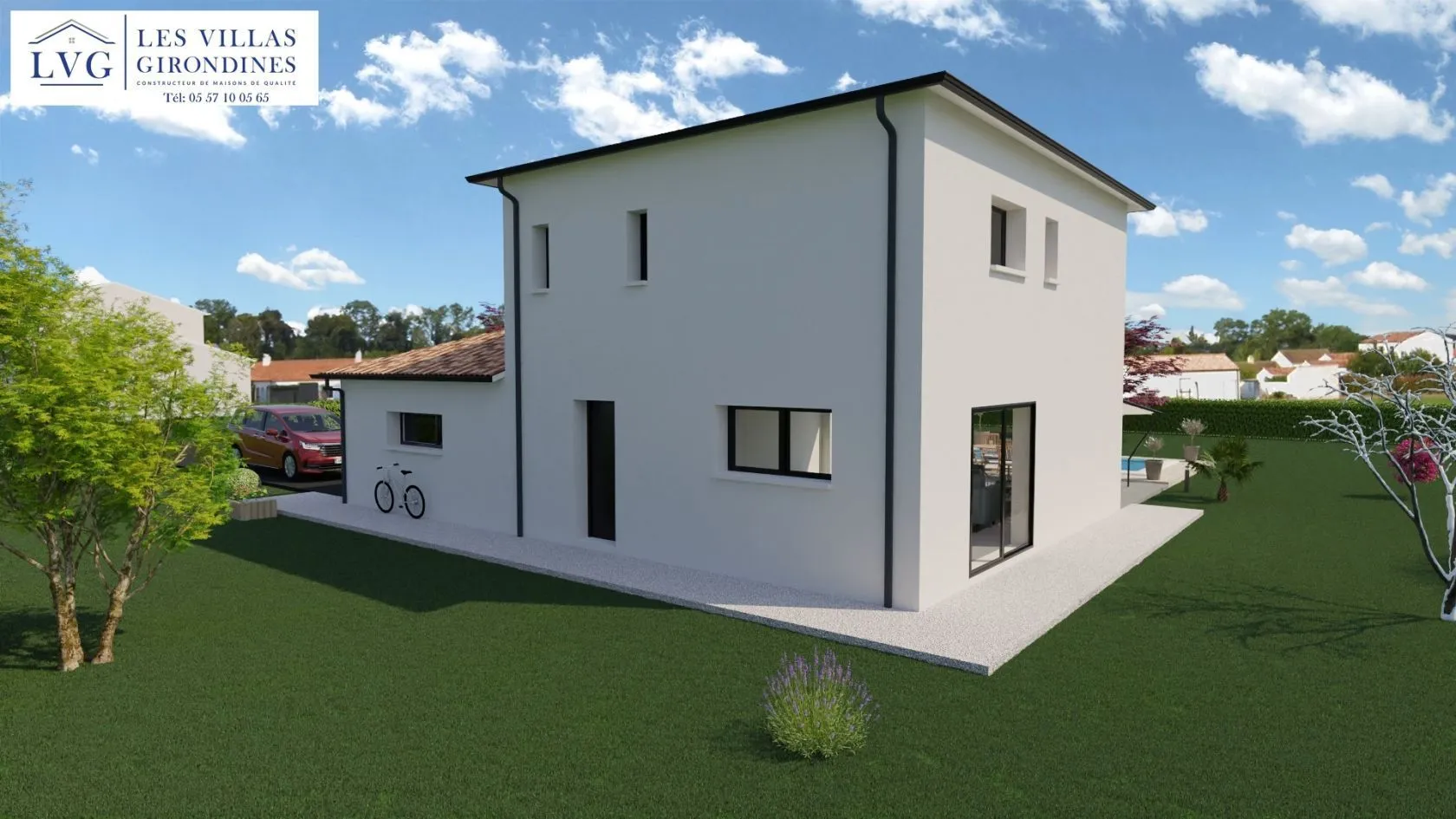 Maison neuve 125 m² à Langon (33210)