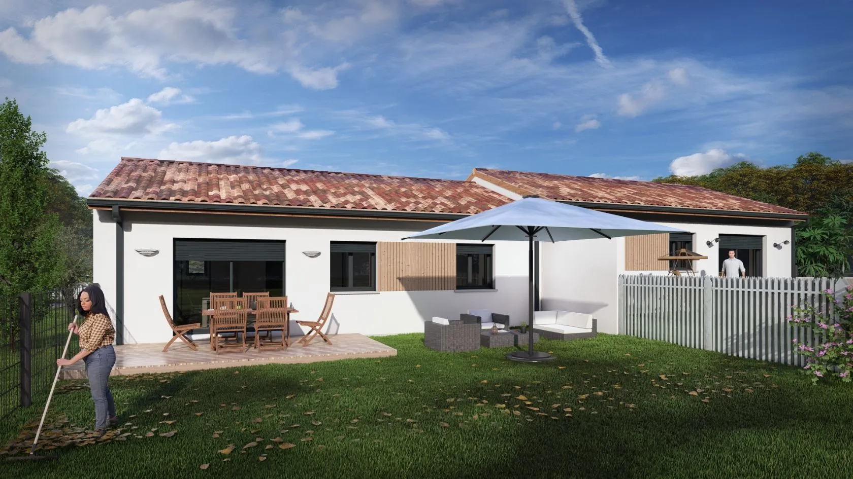 Maison neuve 75 m² à Saint-Pierre-du-Mont (40280)