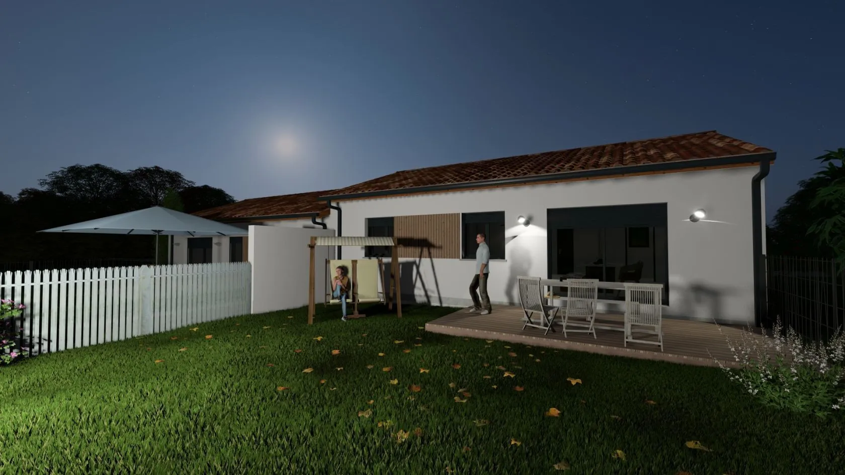 Maison neuve 75 m² à Saint-Pierre-du-Mont (40280)