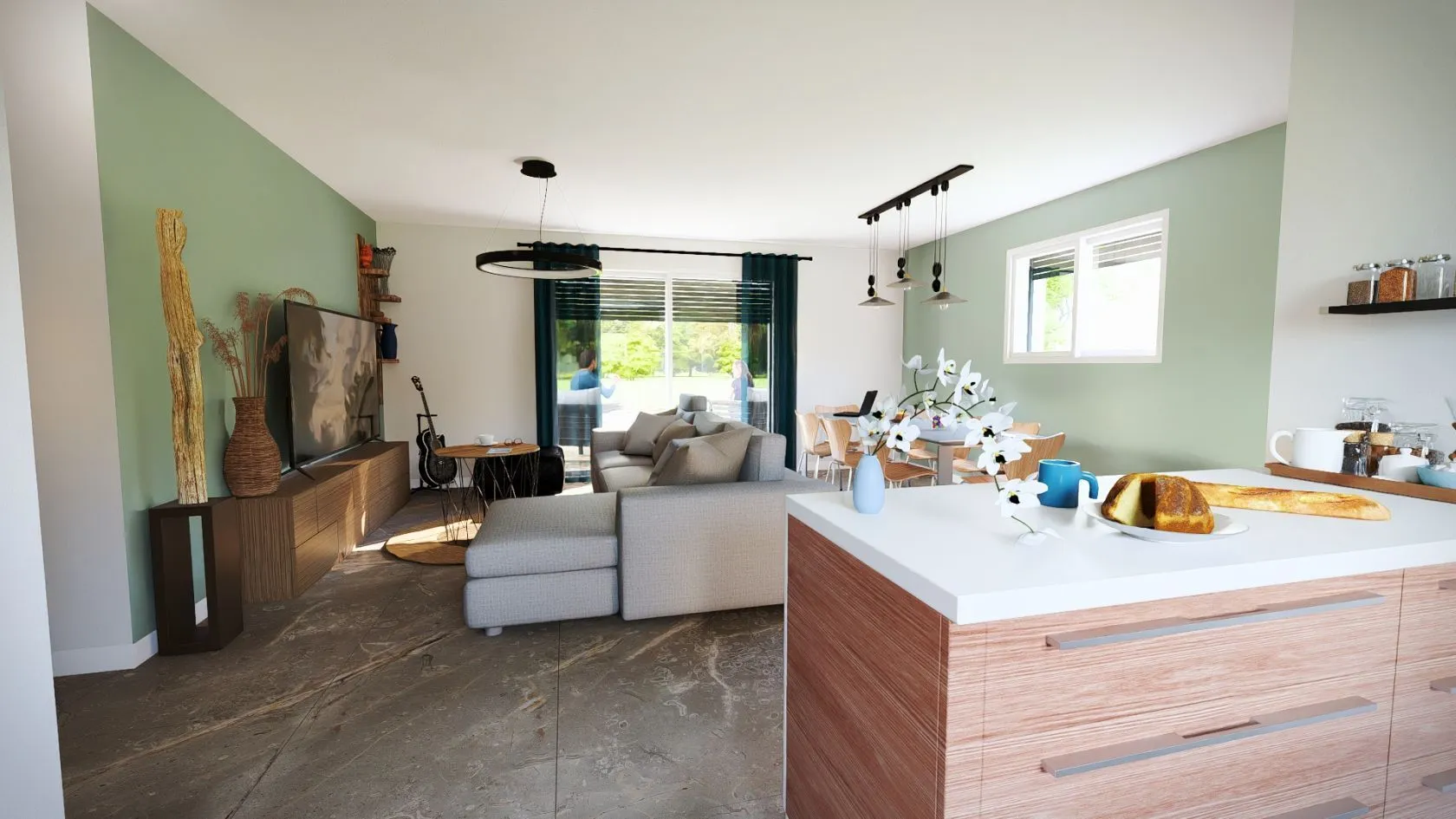 Maison neuve 85 m² à Hinx (40180)