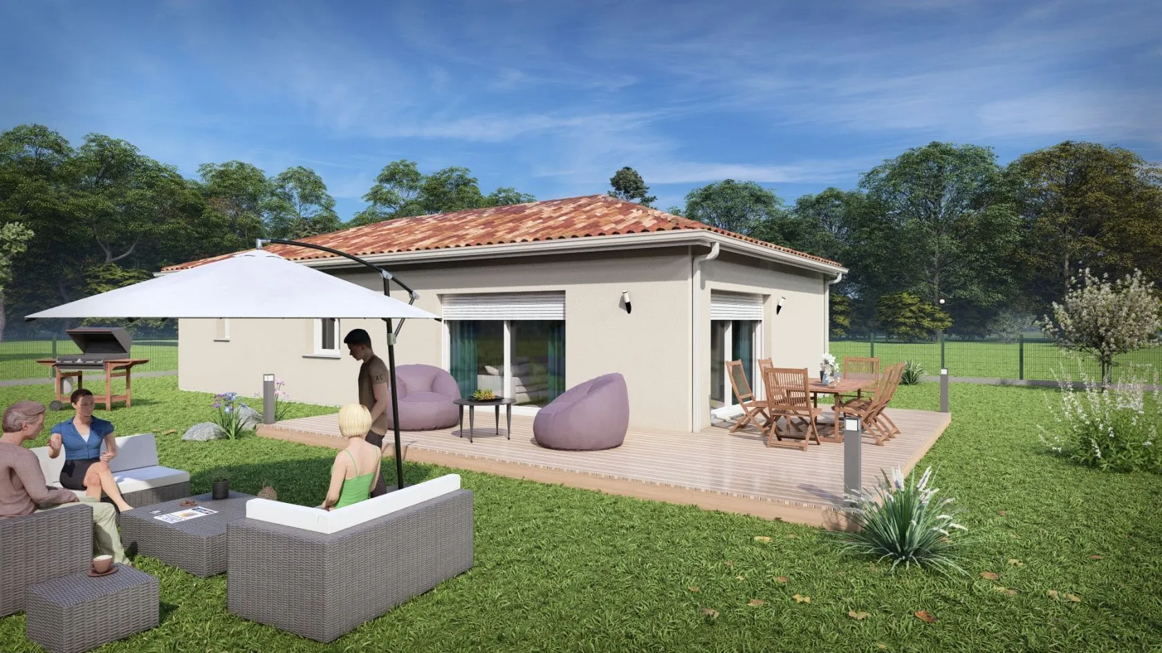 Maison neuve 100 m² à Hinx (40180)