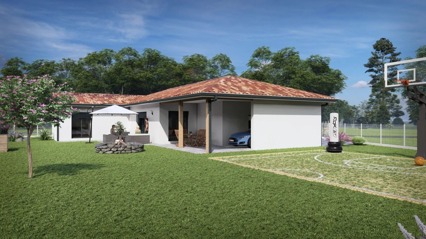 Maison neuve 105 m² à Préchacq-les-Bains (40465)