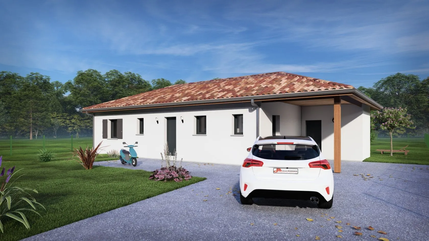 Maison neuve 85 m² à Saint-Pierre-du-Mont (40280)