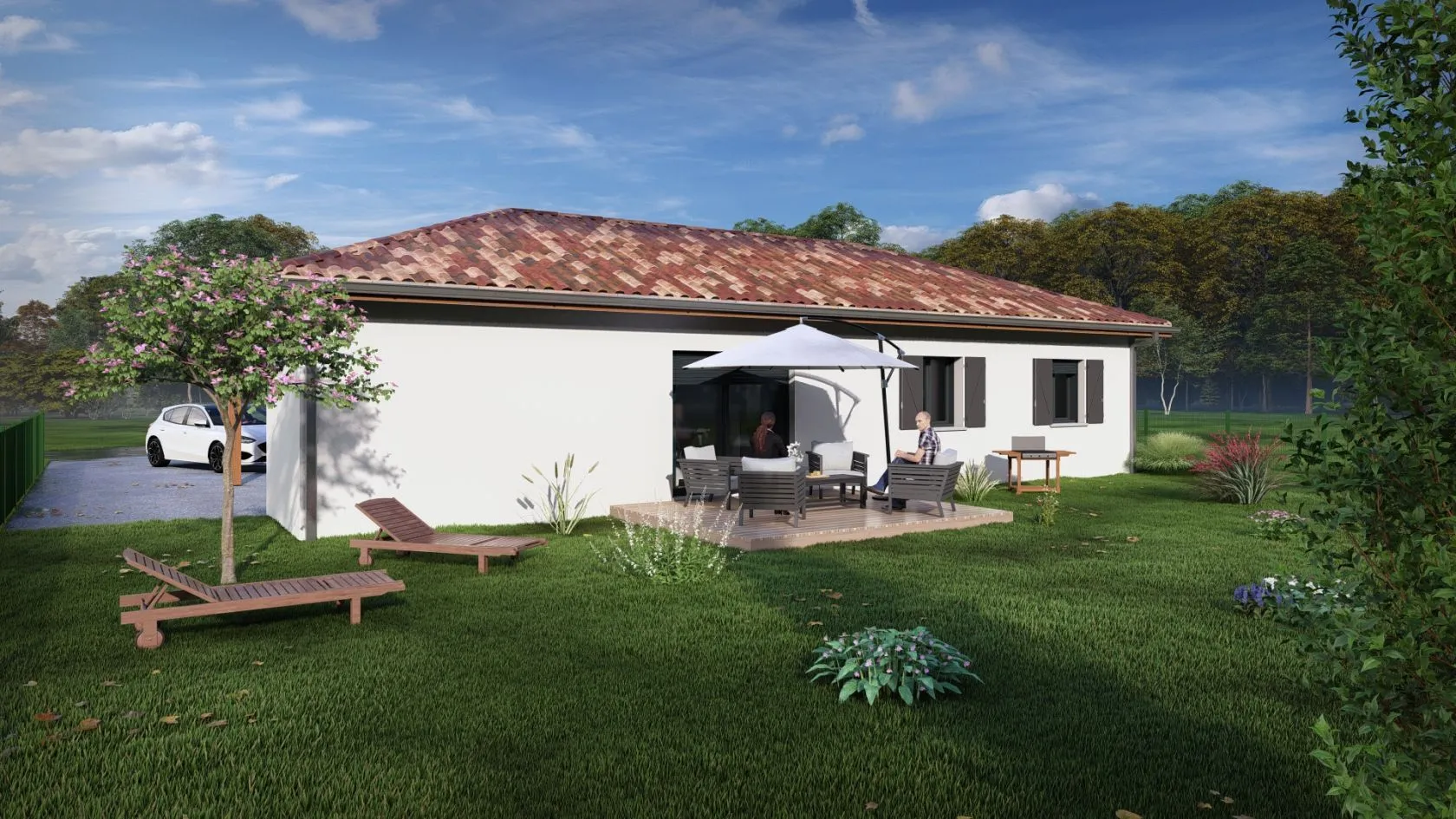 Maison neuve 85 m² à Saint-Pierre-du-Mont (40280)