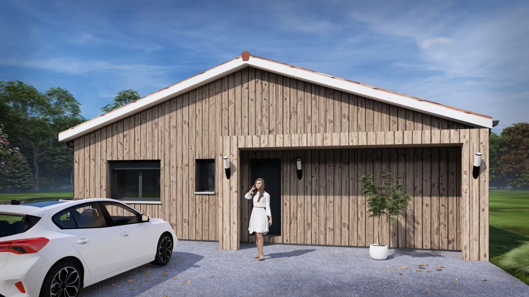 Maison neuve 95 m² à Lacquy (40120)