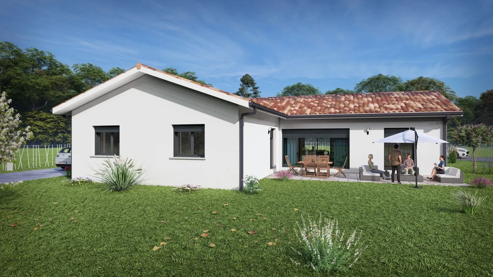 Maison neuve à Caupenne