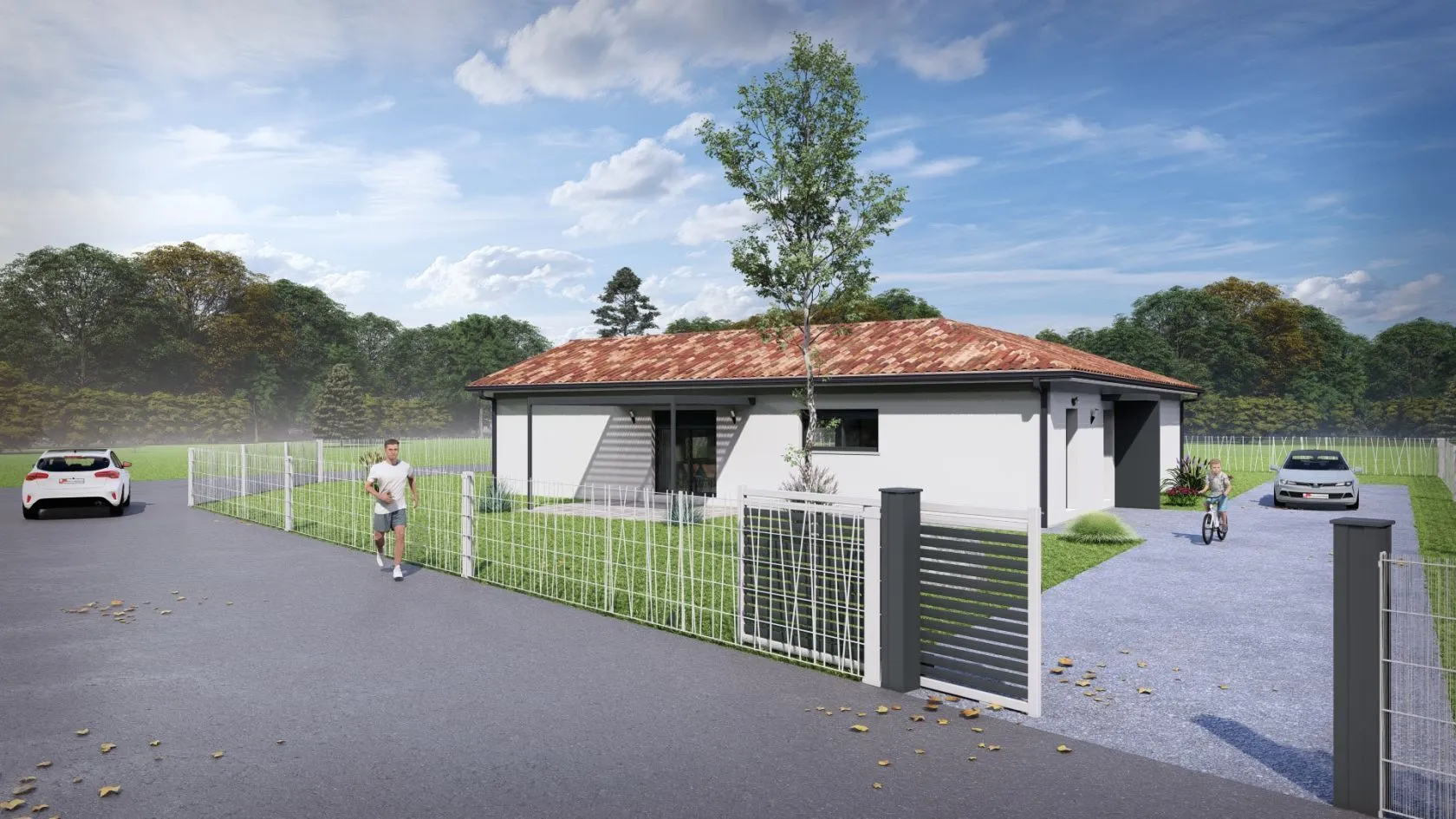 Maison neuve 145 m² à Ygos-Saint-Saturnin (40110)