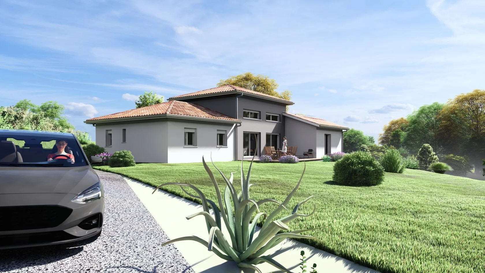 Maison neuve 150 m² à Saint-Perdon (40090)
