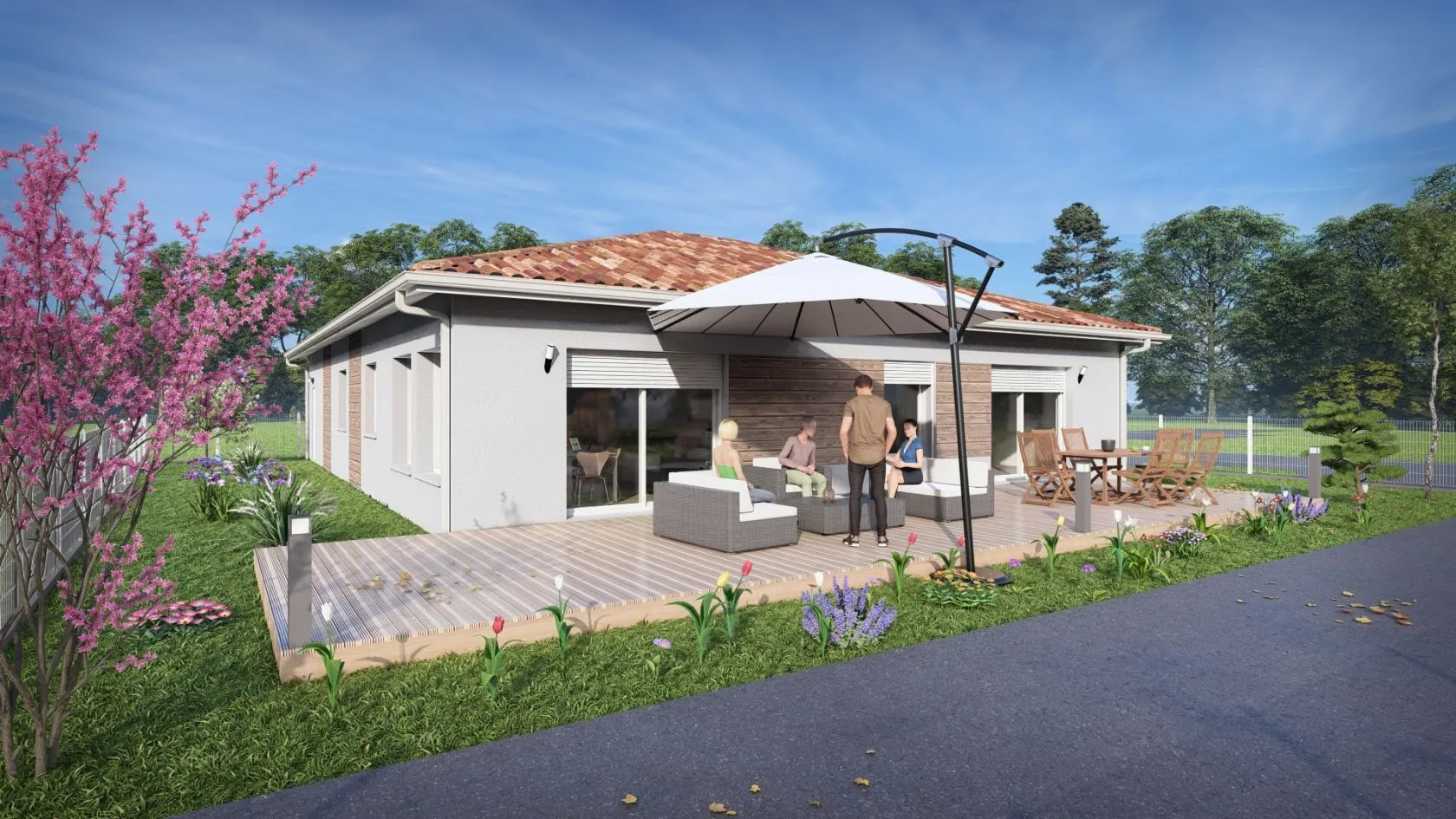 Maison neuve 130 m² à Grenade-sur-l'Adour (40270)