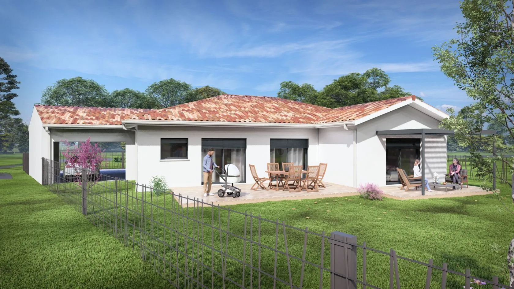 Maison neuve à Bougue