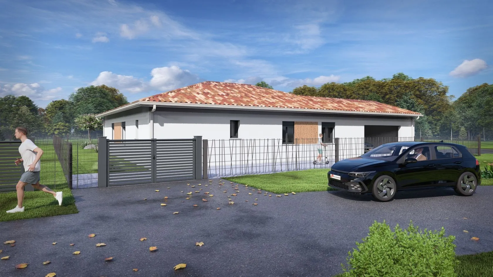 Maison neuve 145 m² à Saint-Palais (64120)