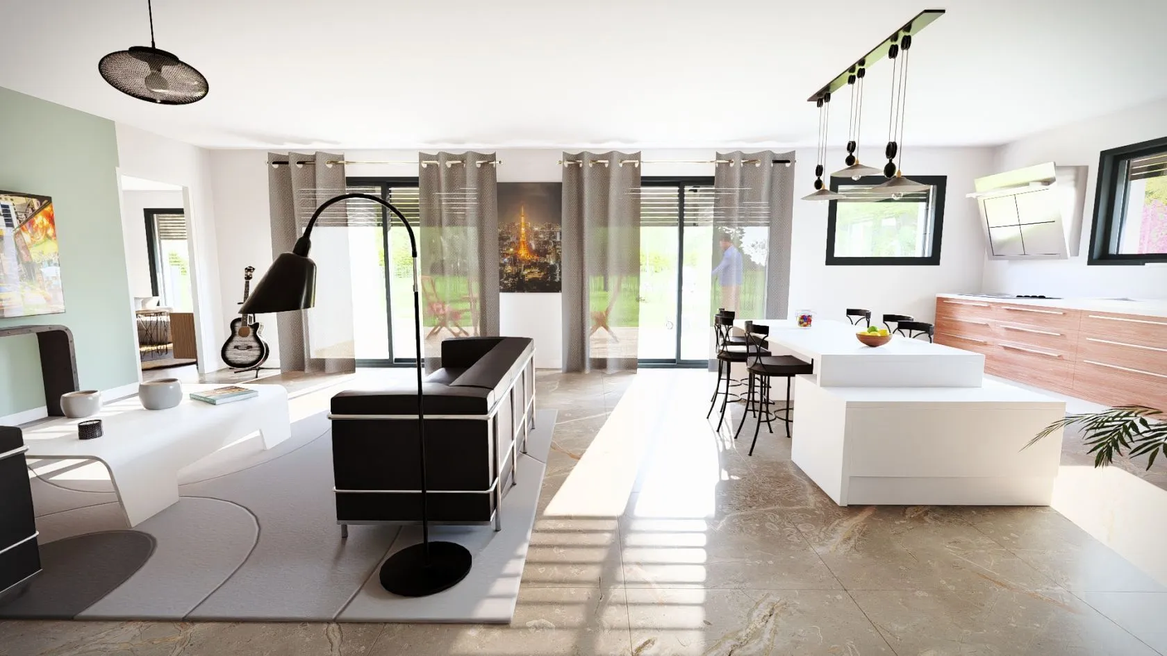 Maison neuve 145 m² à Saint-Palais (64120)