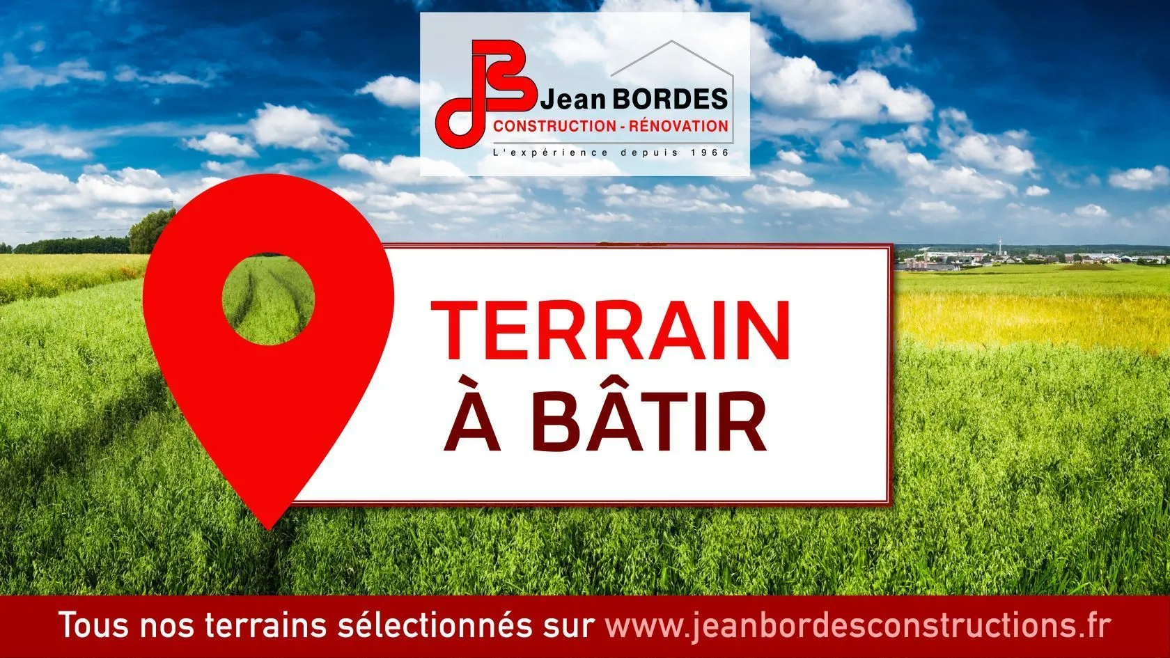 Terrain à bâtir 1152 m² à Grenade-sur-l'Adour (40270)