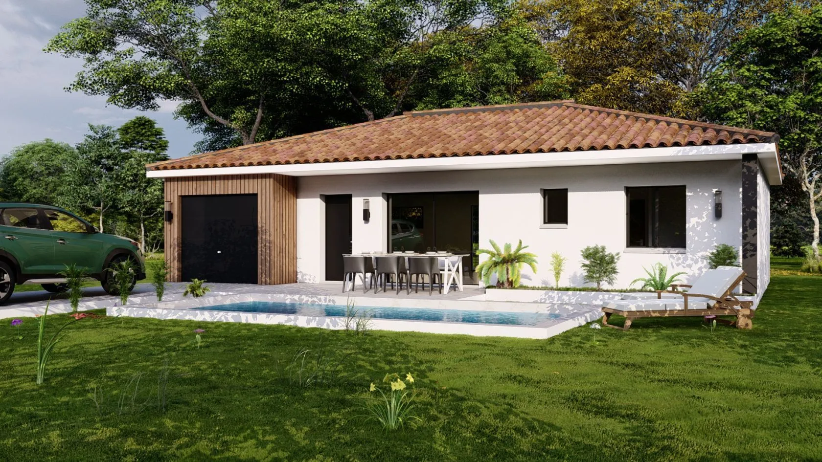 Maison neuve 85 m² à Puisserguier (34620)