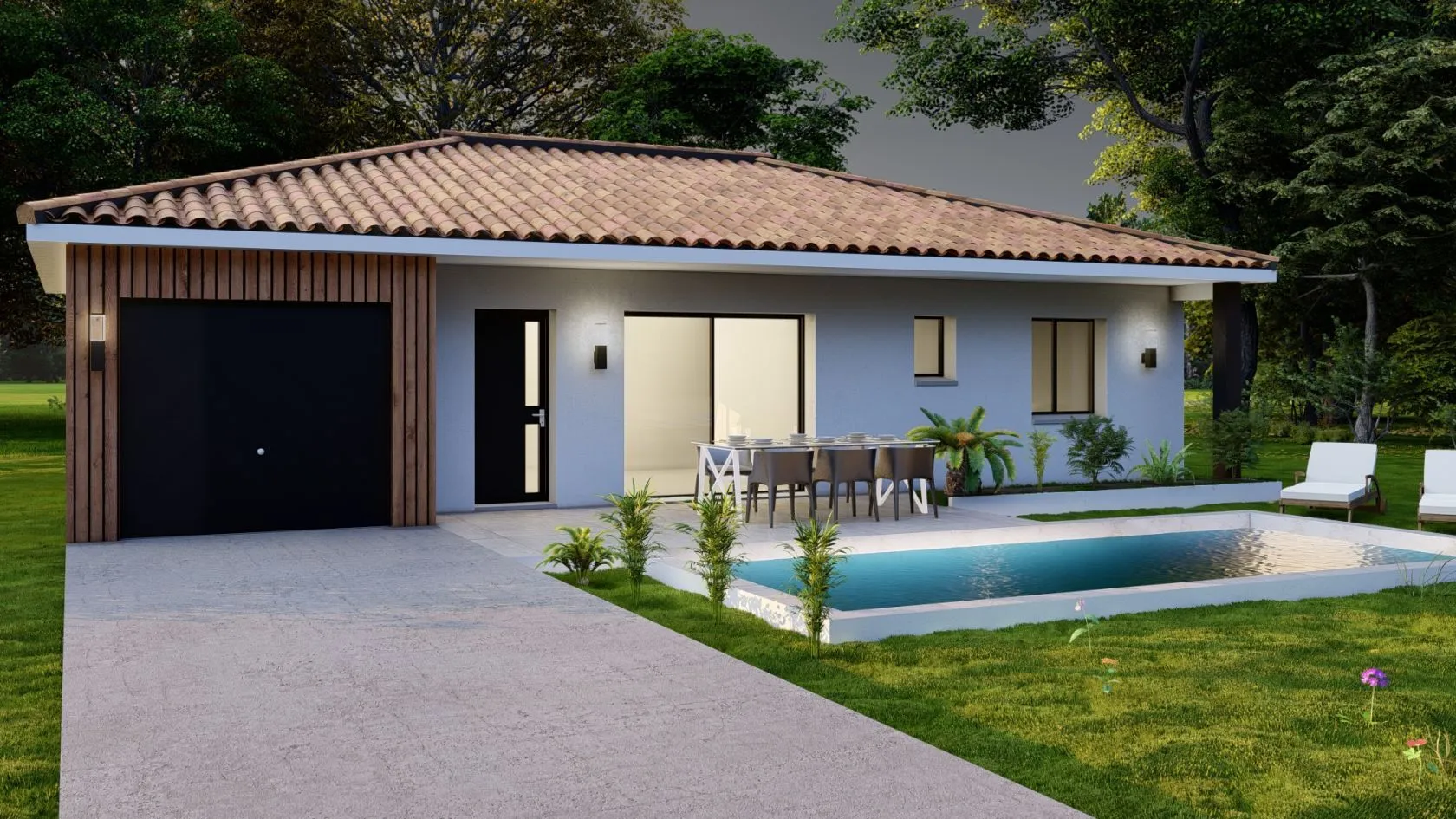 Maison neuve 85 m² à Puisserguier (34620)
