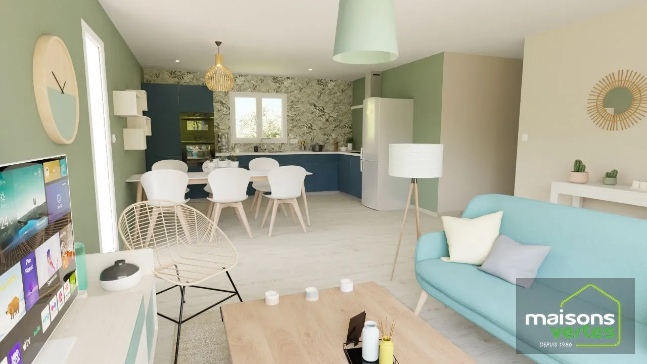 Maison neuve 69 m² à Alignan-du-Vent (34290)