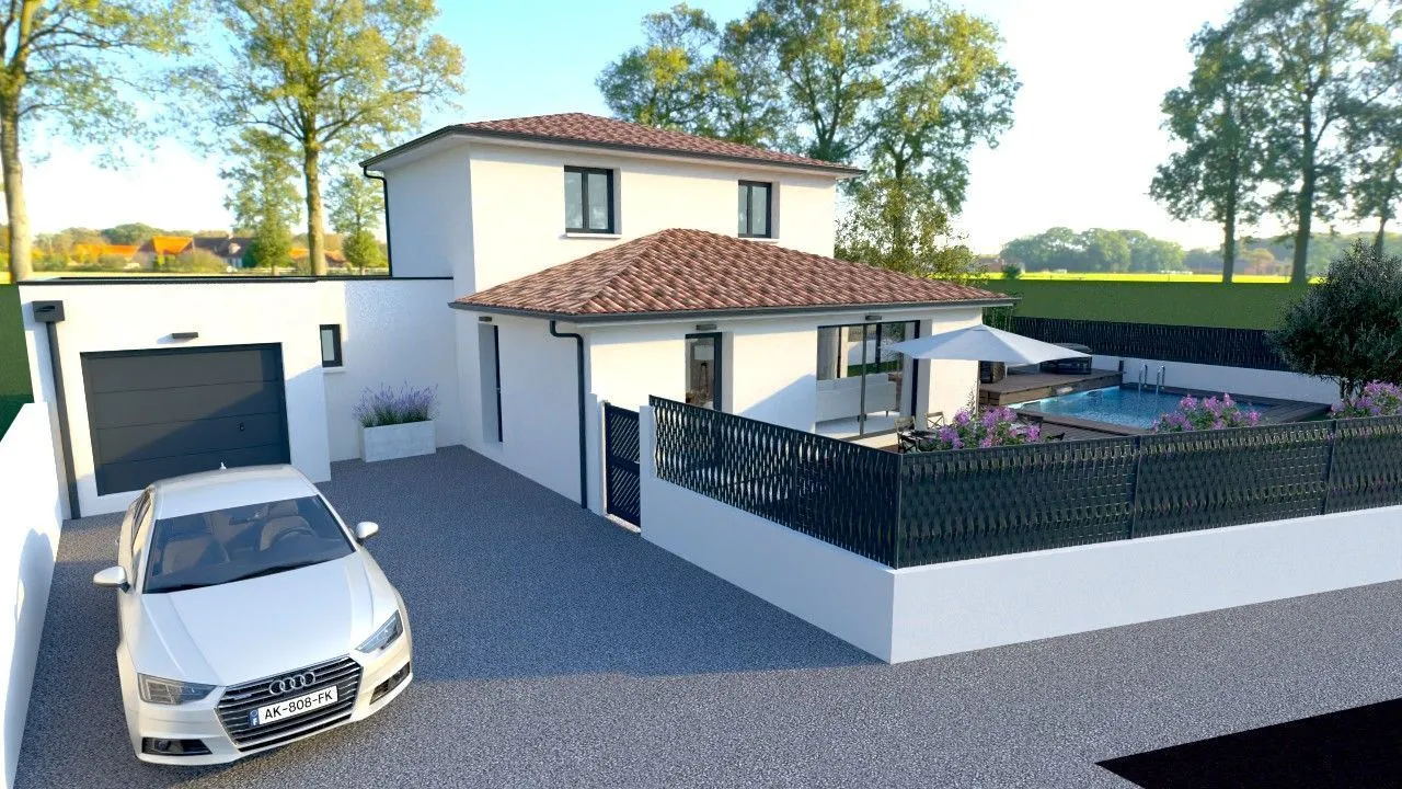 Maison neuve 96 m² à Pomérols (34810)