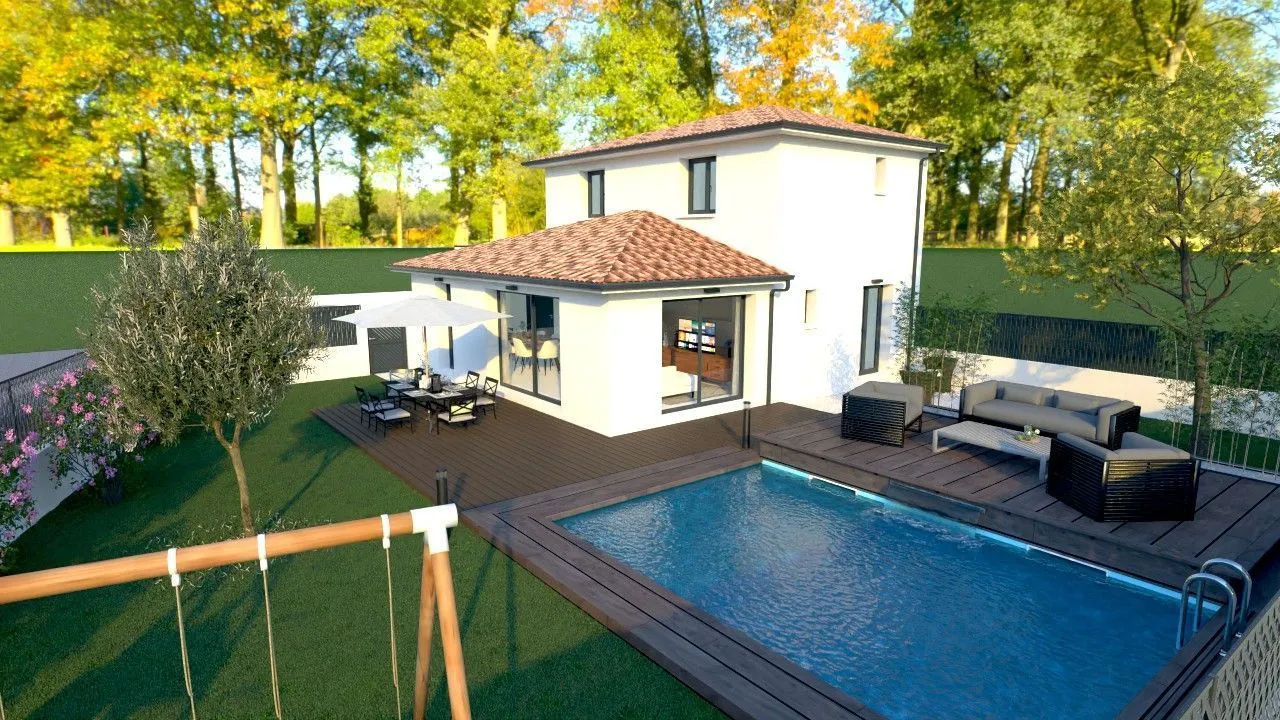 Maison neuve 96 m² à Pomérols (34810)