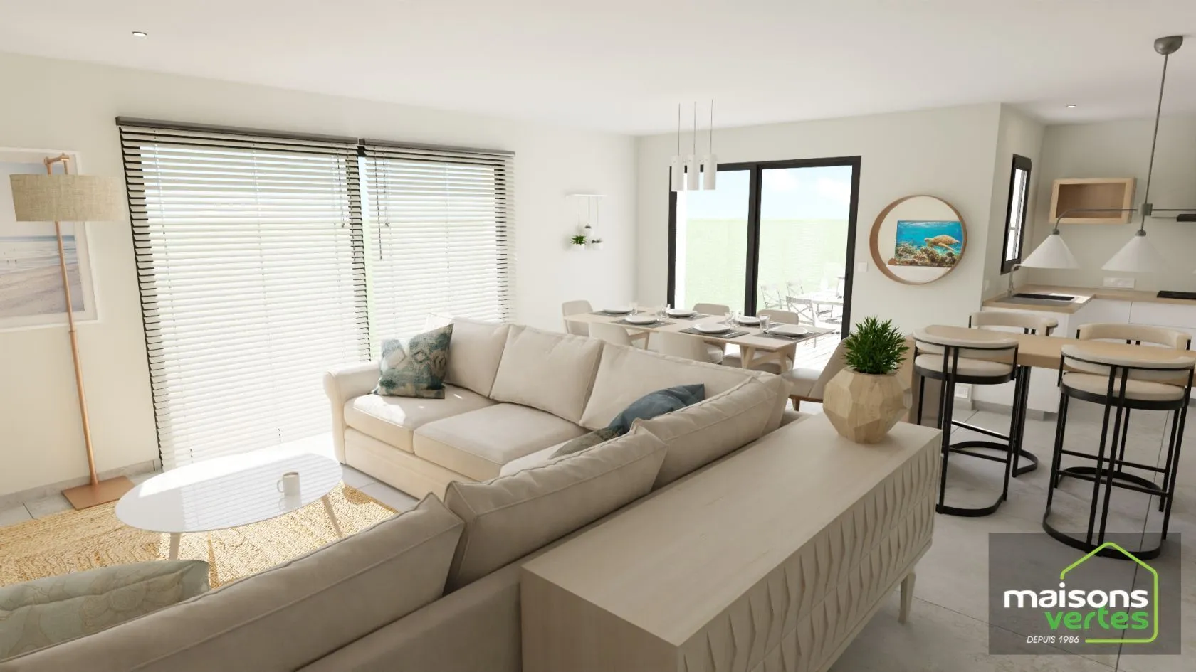 Maison neuve 95 m² à Roujan (34320)
