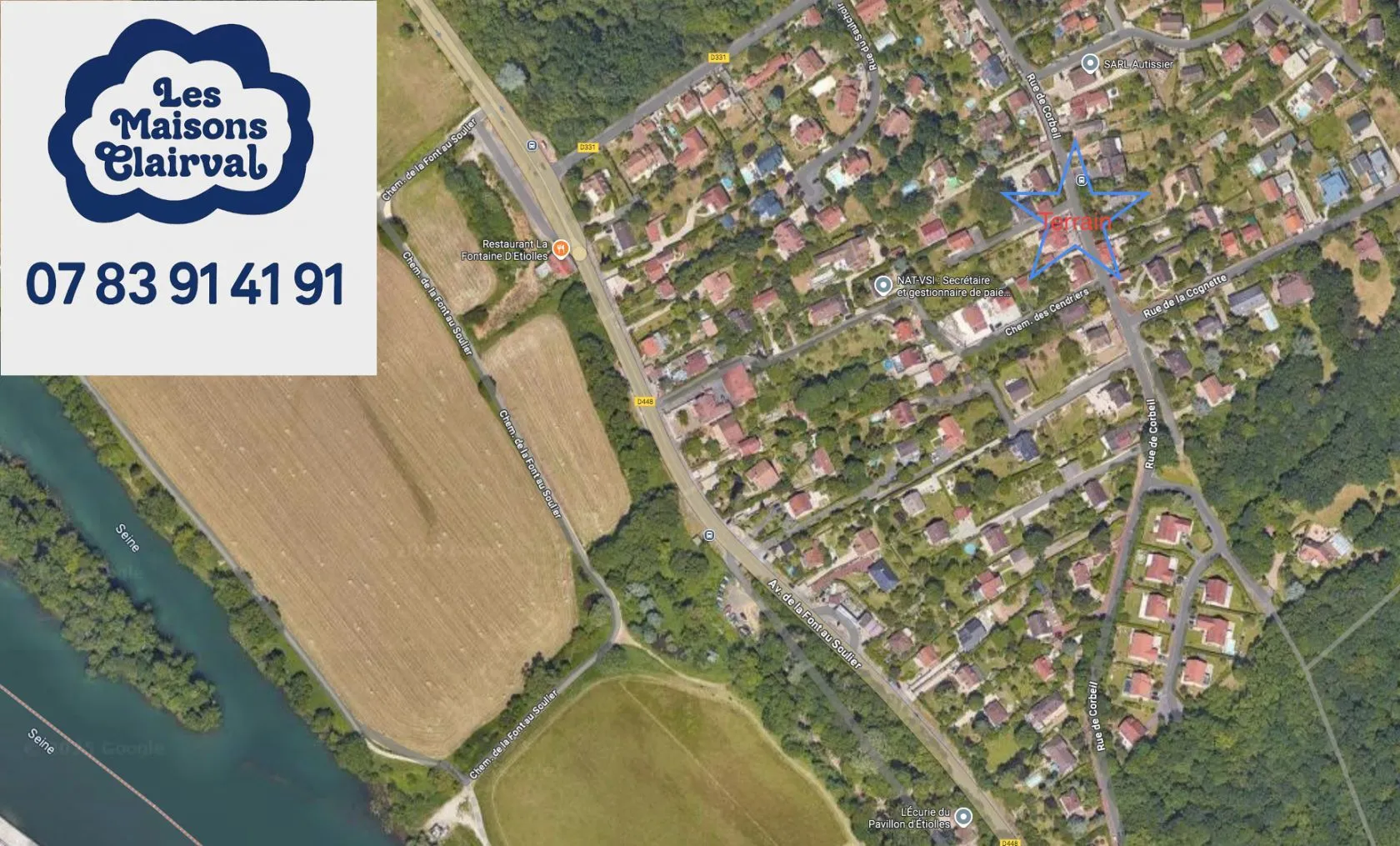 Maison neuve 125 m² à Étiolles (91450)