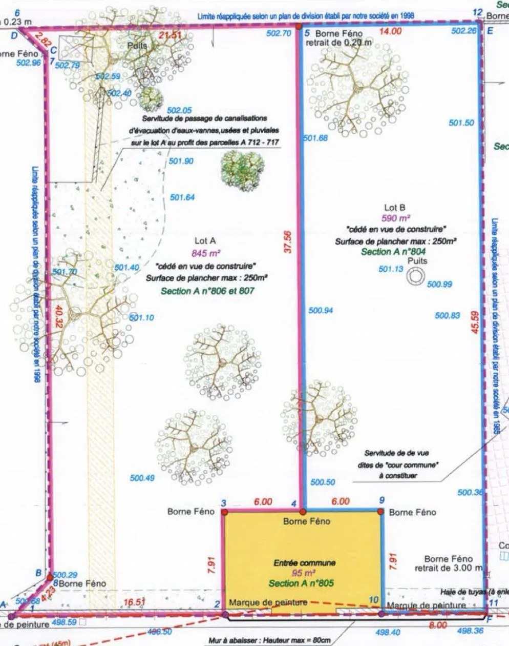 Terrain à bâtir 590 m² à Méré (78490)