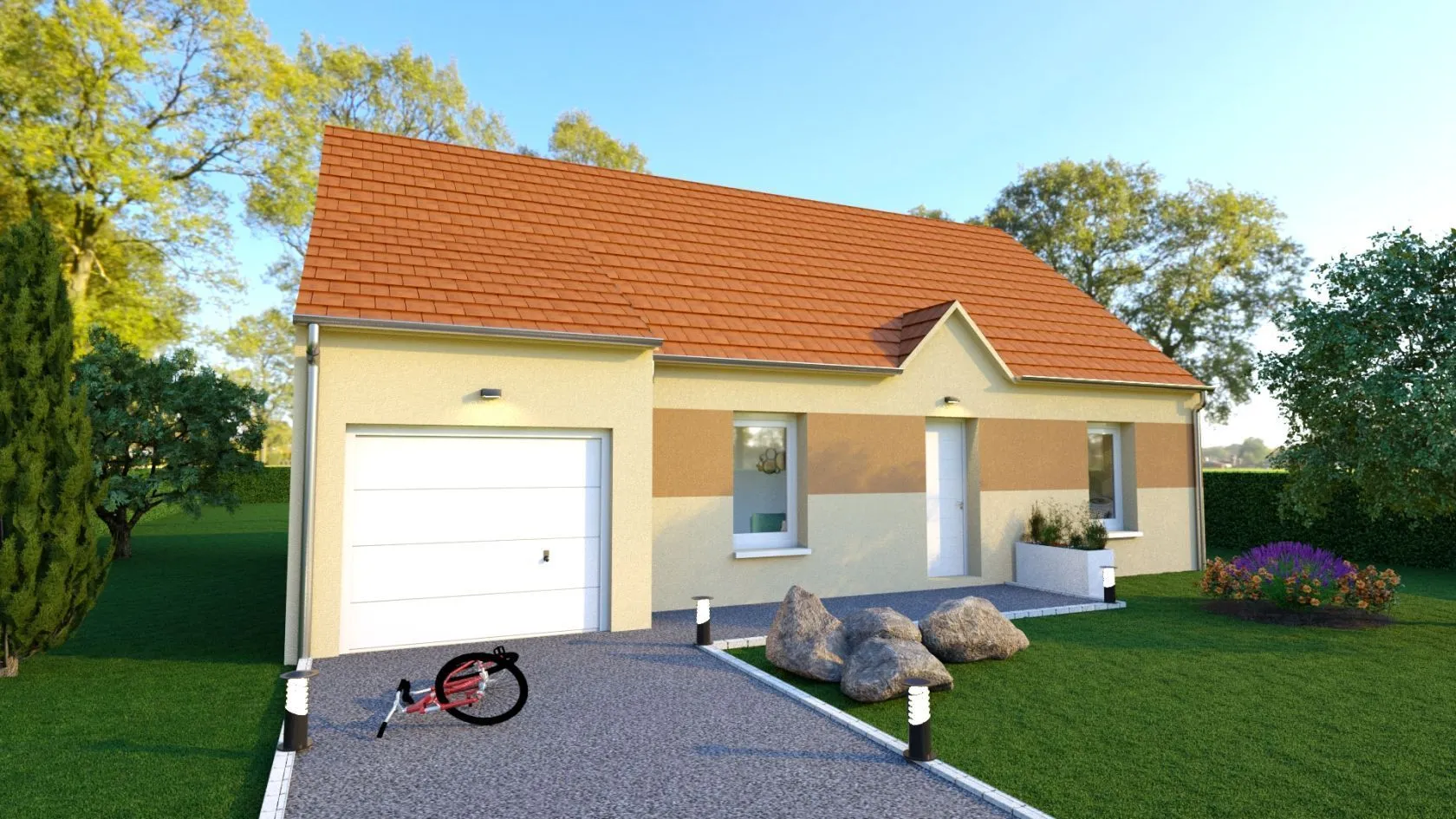 Maison neuve 79 m² à Sainte-Aulde (77260)