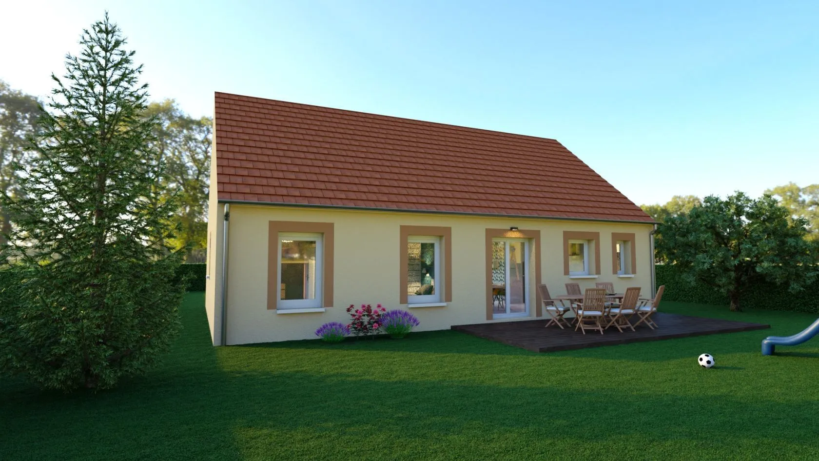 Maison neuve 79 m² à Sainte-Aulde (77260)