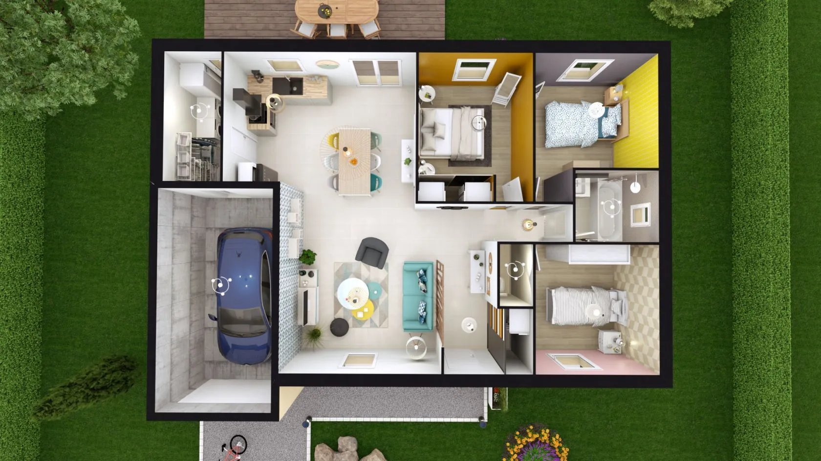 Maison neuve 79 m² à Sainte-Aulde (77260)
