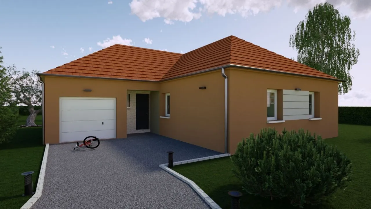 Maison neuve 103 m² à Viels-Maisons (02540)