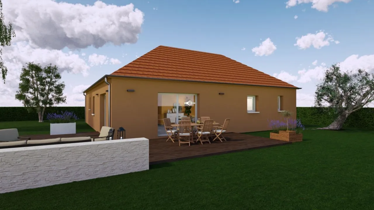 Maison neuve 103 m² à Viels-Maisons (02540)