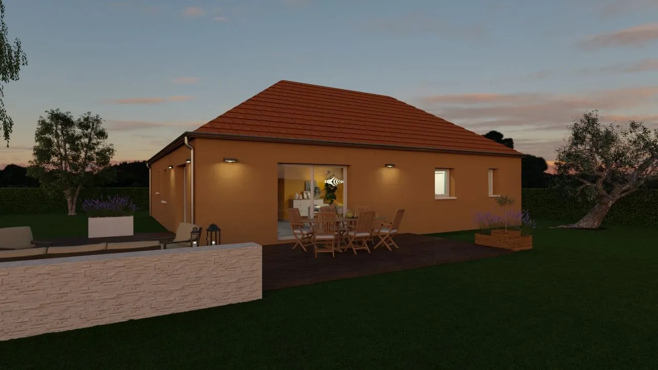 Maison neuve 103 m² à Viels-Maisons (02540)