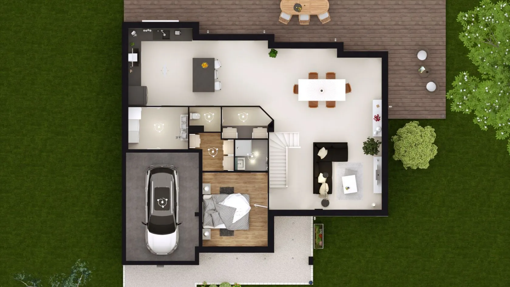 Maison neuve 180 m² à Soisy-sous-Montmorency (95230)