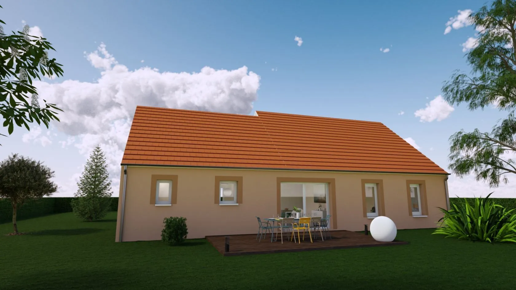 Maison neuve 109 m² à Fontaine-Simon (28240)