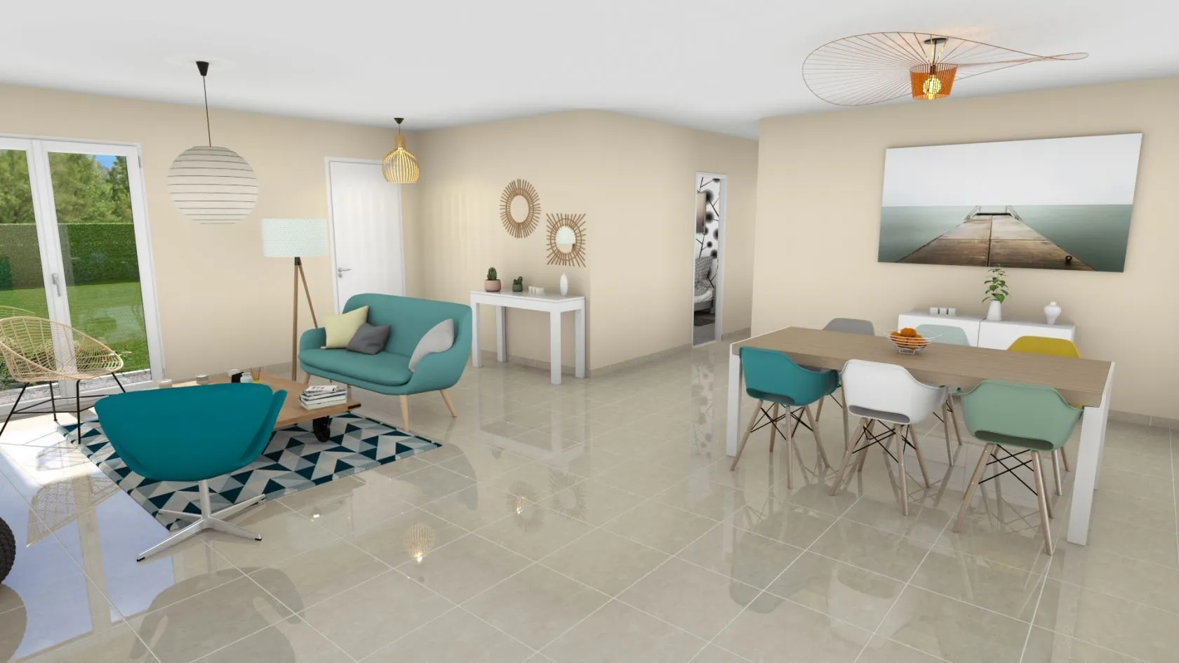 Maison neuve 109 m² à Fontaine-Simon (28240)