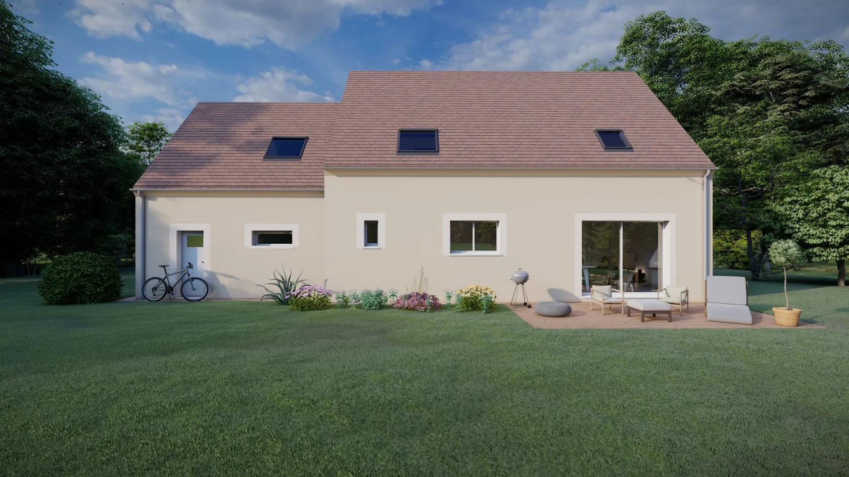 Maison neuve 146 m² à Nangis (77370)