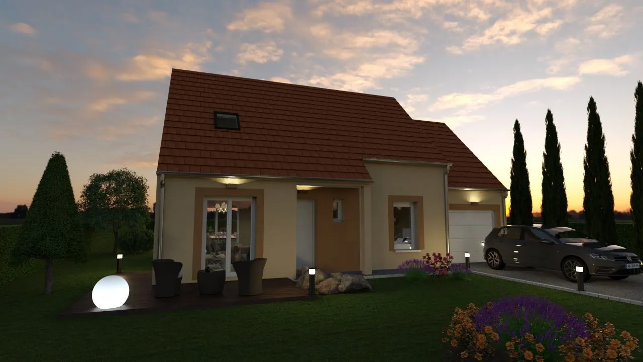 Maison neuve à Courville-sur-Eure