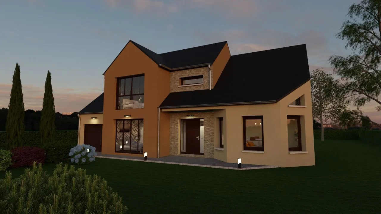 Maison neuve 138 m² à Tigeaux (77163)